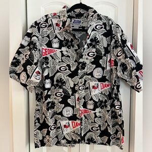 Reyn Spooner Men’s UGA Hawaiian style shirt Large